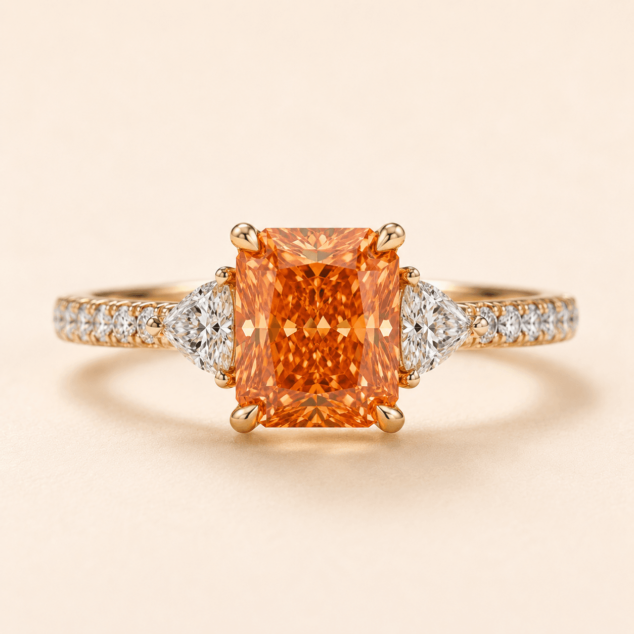 Rare natural fancy colour diamond piece